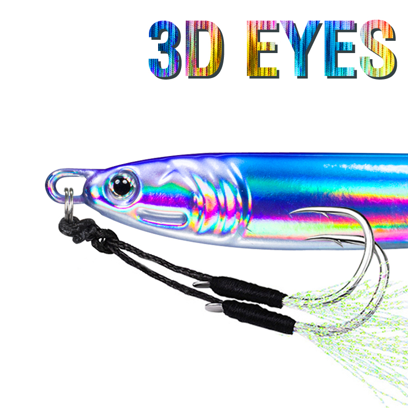 7Pcs 40g 60g 80g 100g Luminous - Fishing Lure Spoon review and price