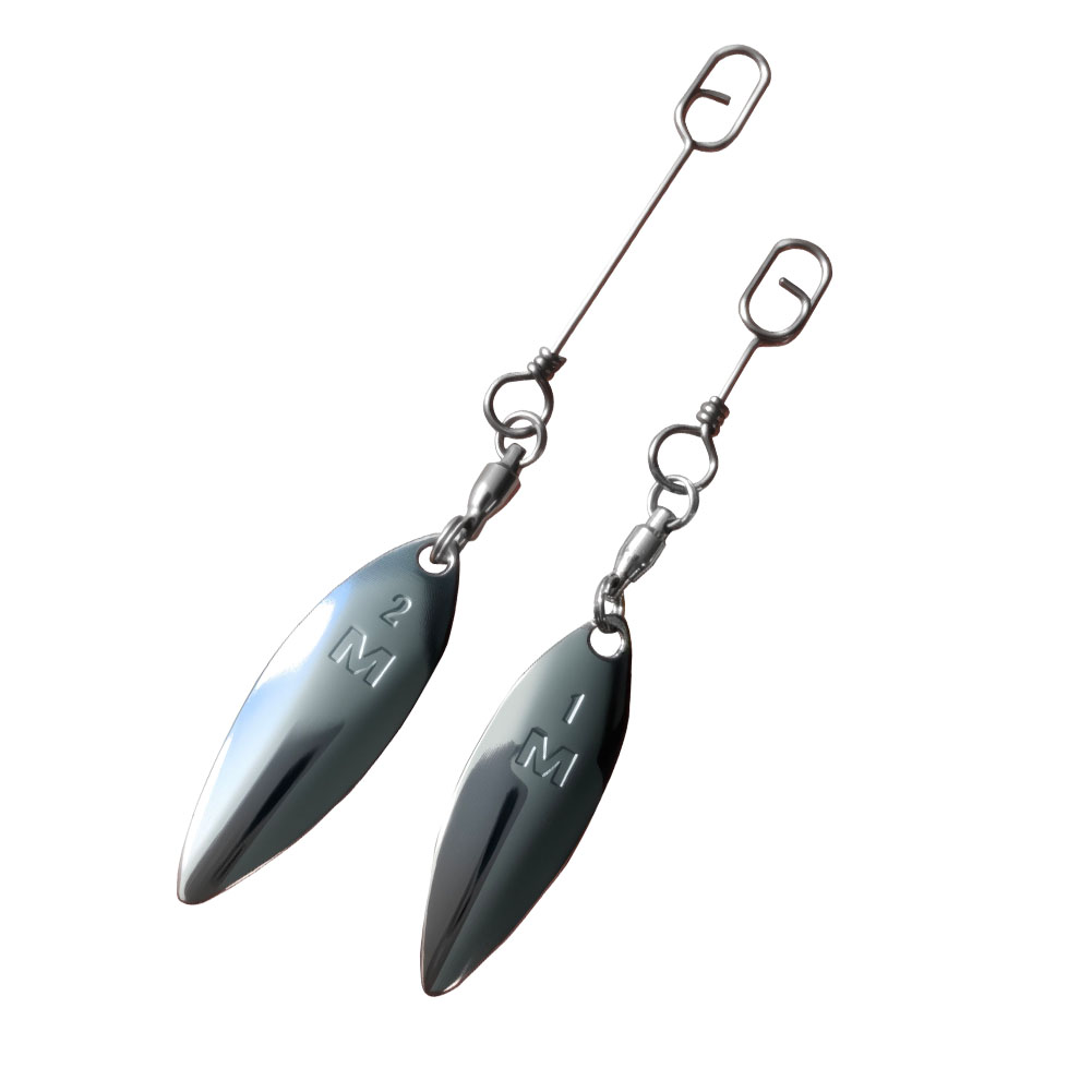 10pcs Willowleaf Blades Spinne - Fishing Lure Buzzbait review and price