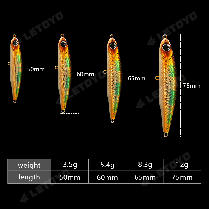 LETOYO Sinking Pencil 17g 12g- - Fishing Lure Spinner review and price