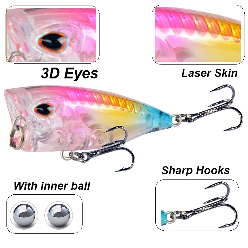 YUCONG 1PC Mini Popper Fishing - Fishing Lure Popper review and price