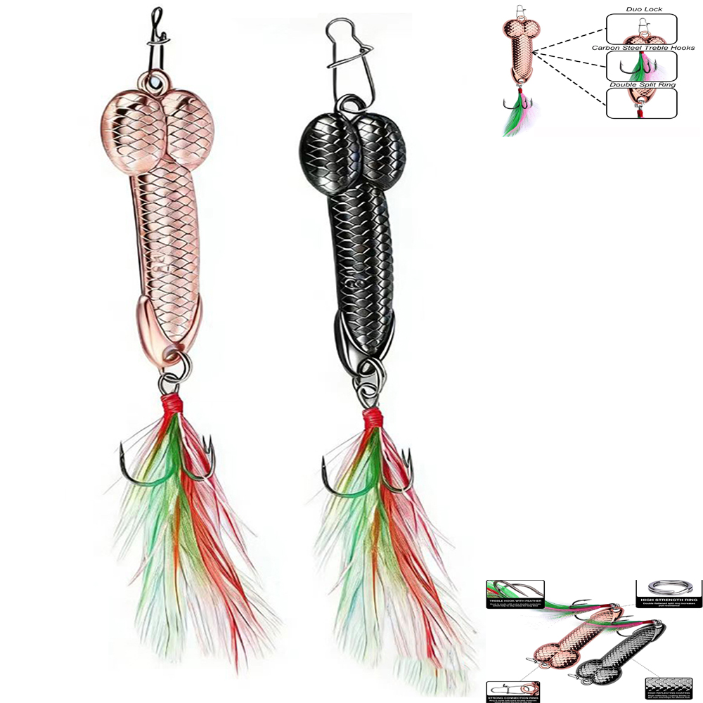 Metal Penis VIB Fishing Lure 3 - Fishing Lure Blade Bait review and price