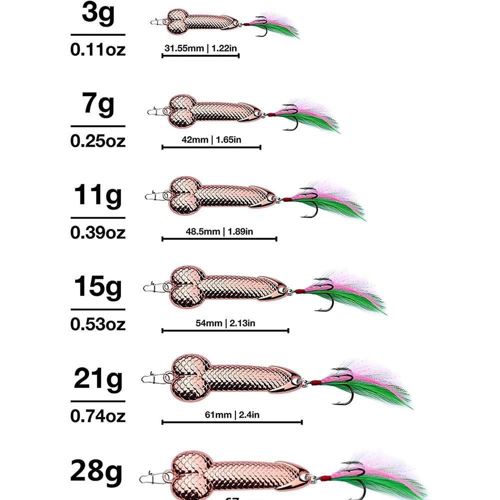 Metal Penis VIB Fishing Lure 3 - Fishing Lure Blade Bait review and price
